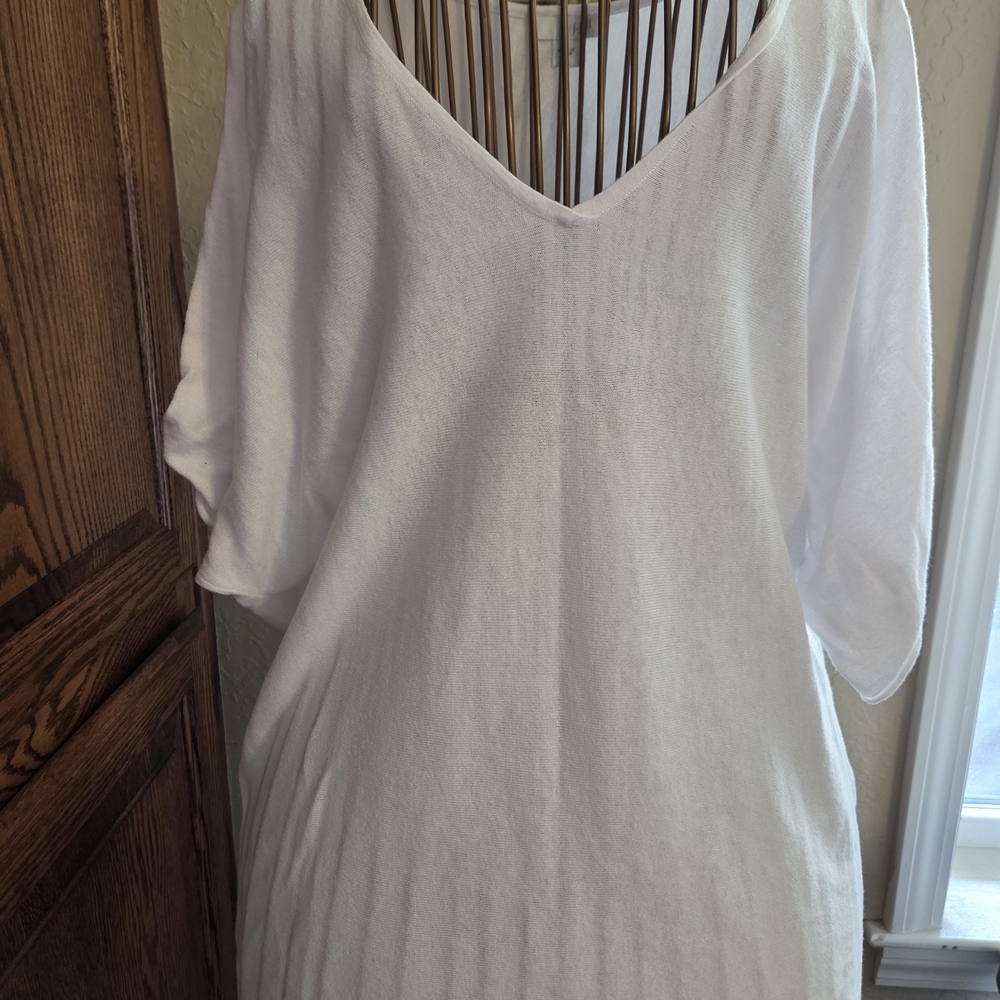 J. Jill White V-Neck Top